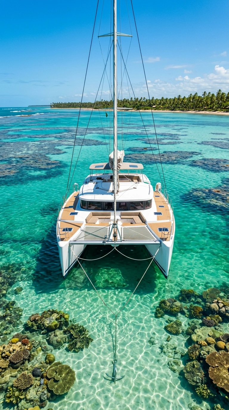 Passeio de Catamarã para as piscinas naturais